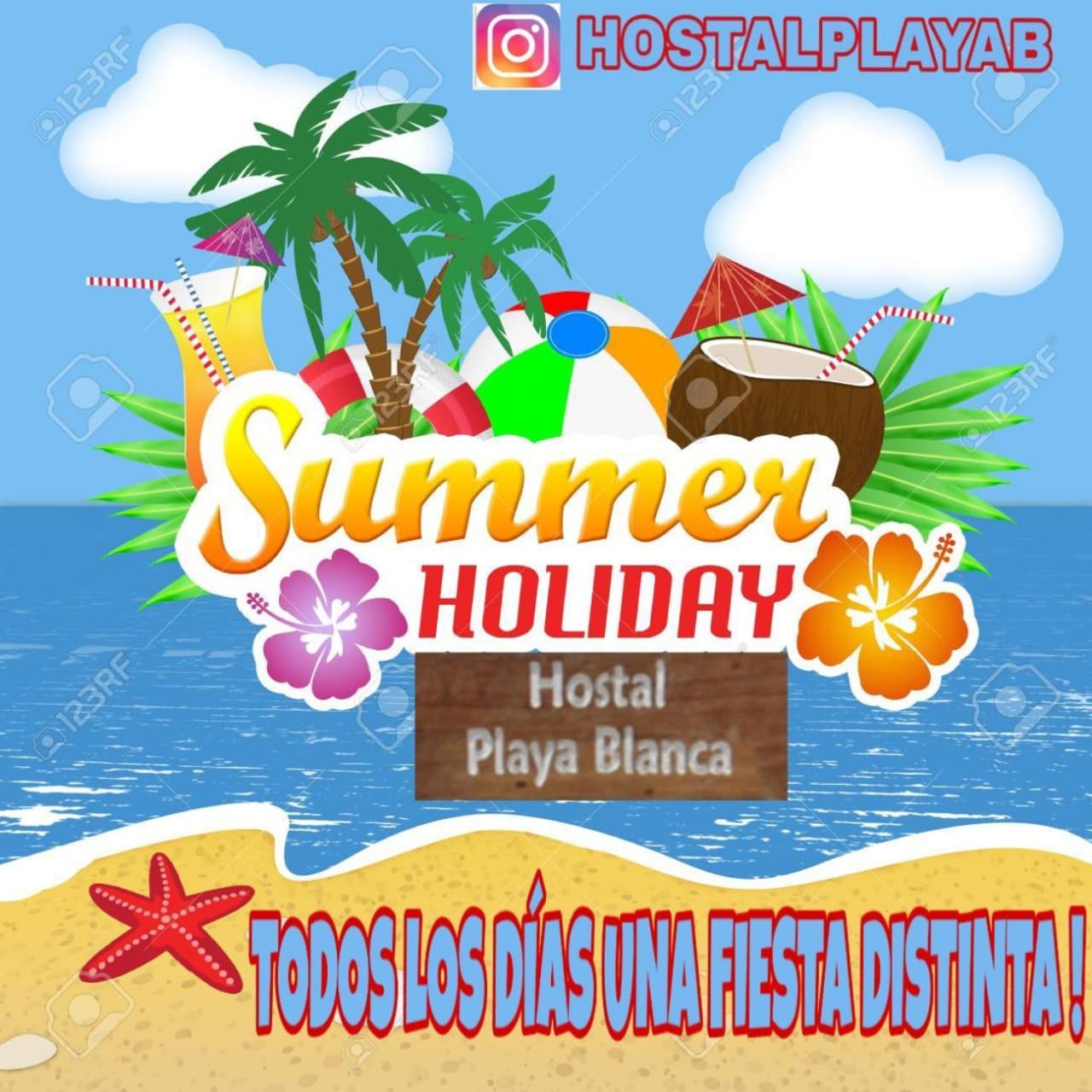Hostal Playa Blanca Esterno foto